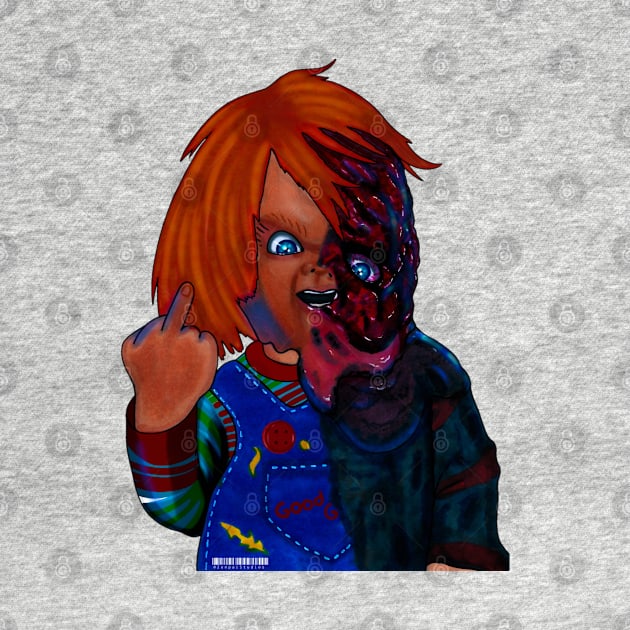 Chucky Melted by Zenpaistudios